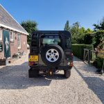 Grijs kenteken ombouw land rover defender 90